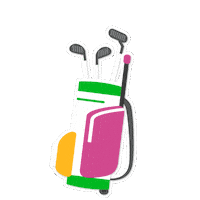 Golf Sticker by 17LIVE