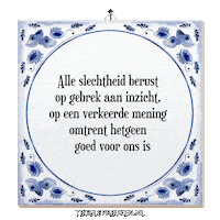 Nl Wijsheid Sticker by Tegelspreuken.nl