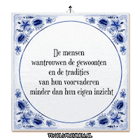 Wijsheid Reflectie Sticker by Tegelspreuken.nl