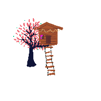 Treehouse Keepout Sticker