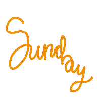 Relax Sunday Sticker by Kristen Vaughn