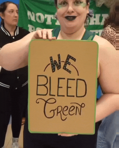 We Bleed Green GIF by Nottingham Roller Derby
