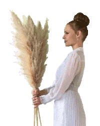 drealla_shop happy blonde boho blumen Sticker