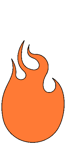 macadam_app giphyupload fire energy llama Sticker