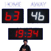 46 Away Sticker