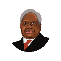 Justice Thomas Sticker by Selman NYC
