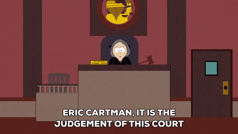 judge judgement GIF by South Park 