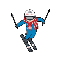 Skiing Dolomites Sticker by dreizinnen