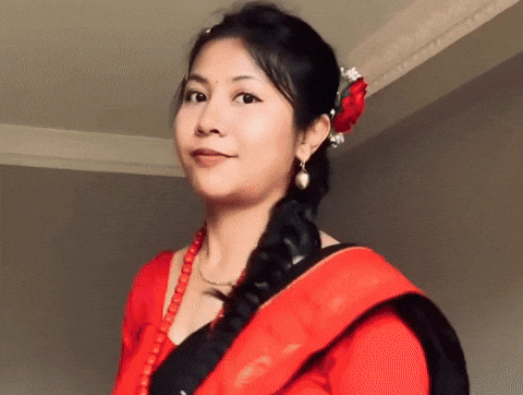 samir_mahasaye happy smile girl kiss GIF