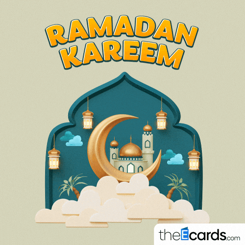 Eid Mubarak Ramadan Kareem GIF by TheEcards.com