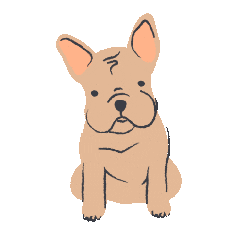 French Bulldog Dog Sticker by The Honest Company