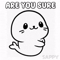 Point Are You Sure GIF by Sappy Seals