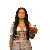 dirndllove beer prost sophie wiesn Sticker