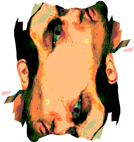 Art Face Sticker by badblueprints