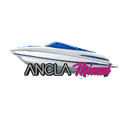 Anclamia boat miami beach southbeach doral Sticker