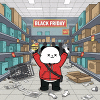Black Friday Coupons GIF by Kanpai Pandas