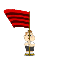 Flamiguinhos_ flamengo beto bandeira mengo Sticker