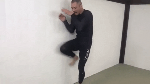 ritchieyip giphygifmaker kickboxing basics foot jab GIF