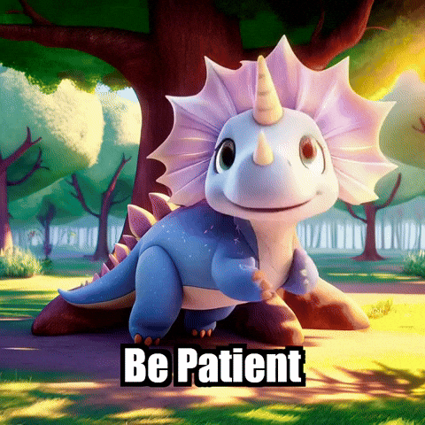 Faith Be Patient GIF by Divineasaur
