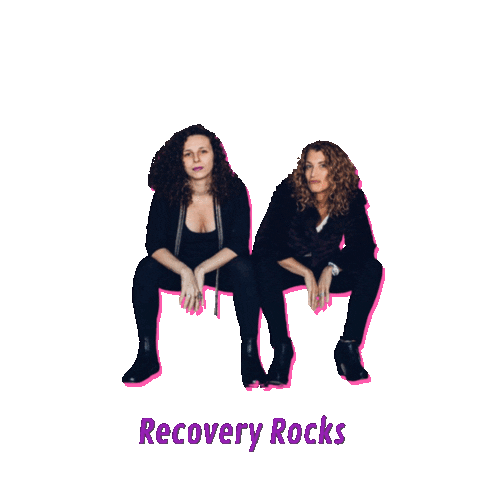 Recovery Rocks Lisa Smith Sticker by The Sober Curator
