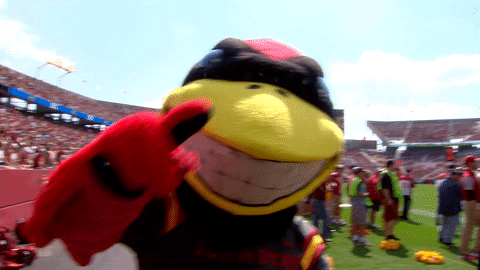 cyclonestv giphygifmaker cy mugging camera GIF