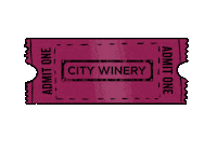 citywinery wine ticket tickets cw Sticker