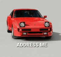 1986red944 car 80s pop ups 944 GIF