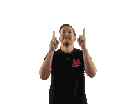 Point Up Sticker by Bax Music