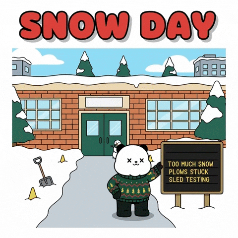 Snow Day Holiday Season GIF by Kanpai Pandas