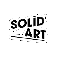 Solid_Art art exposition artcontemporain solidart Sticker