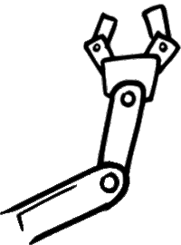 Robotarm Sticker by Thomas More-hogeschool