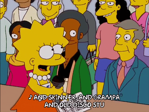 lisa simpson miss hoover GIF