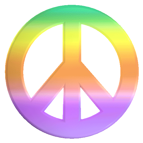 Peace Out Sticker by Simon Falk