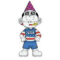 American Flag Usa Sticker by Zhot Shop