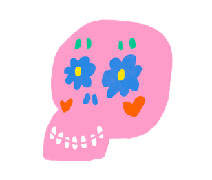 Skull Sticker