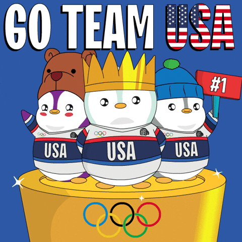 United States Usa GIF by Pudgy Penguins