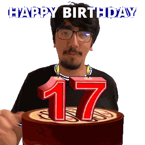 17Th Birthday Sticker