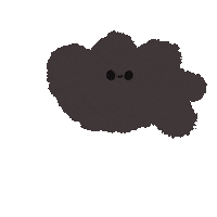 Stormy Weather Cloud Sticker by Kev Lavery