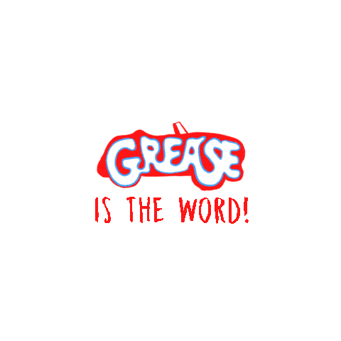 theater grease Sticker by Broadway.com