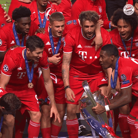 Champions League Football GIF by FC Bayern Munich