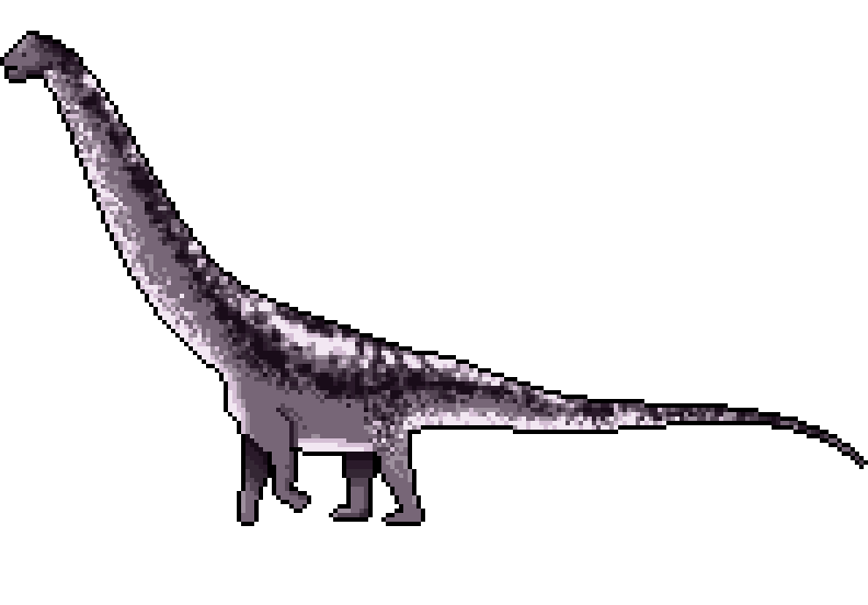 PositPixel giphyupload pixel art dinosaur sprite Sticker