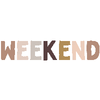 Weekend Beige Sticker by Kinderwereld