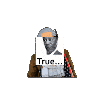 Morgan Freeman Truth Sticker