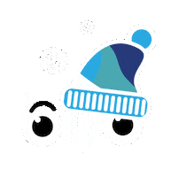 Snow Winter Sticker by Bivo