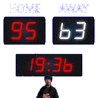 63 Away Sticker