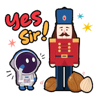 Sir Nutcracker Sticker by BerjayaTimesSquare