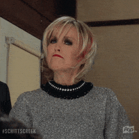 Shaking Head No GIF by Schitt's Creek