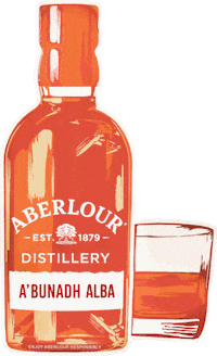 Scotch Whisky Drinking Sticker by Aberlour
