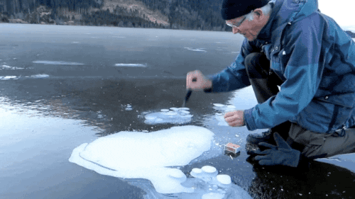 ice lake GIF