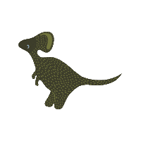 Fun Dinosaur Sticker